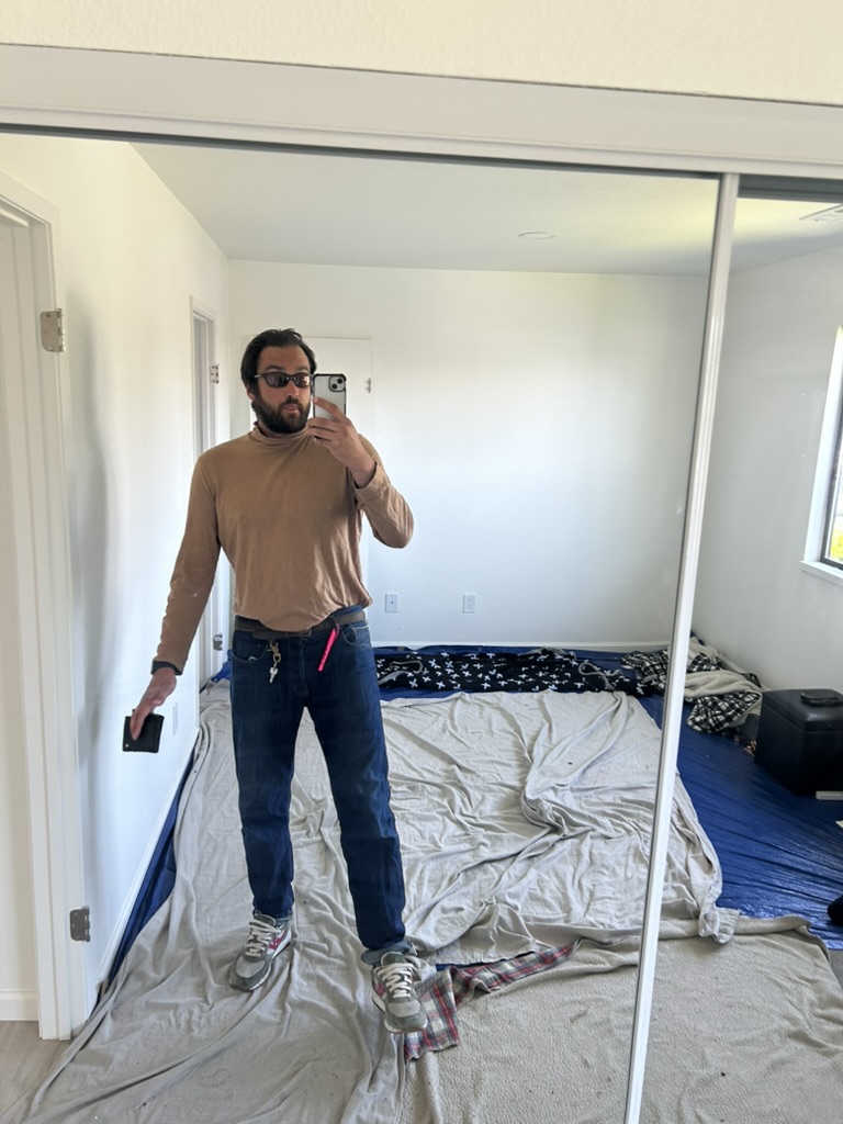 FIT 033 — Camel Turtleneck — Dark Denim — Asics — McMorrow Rd