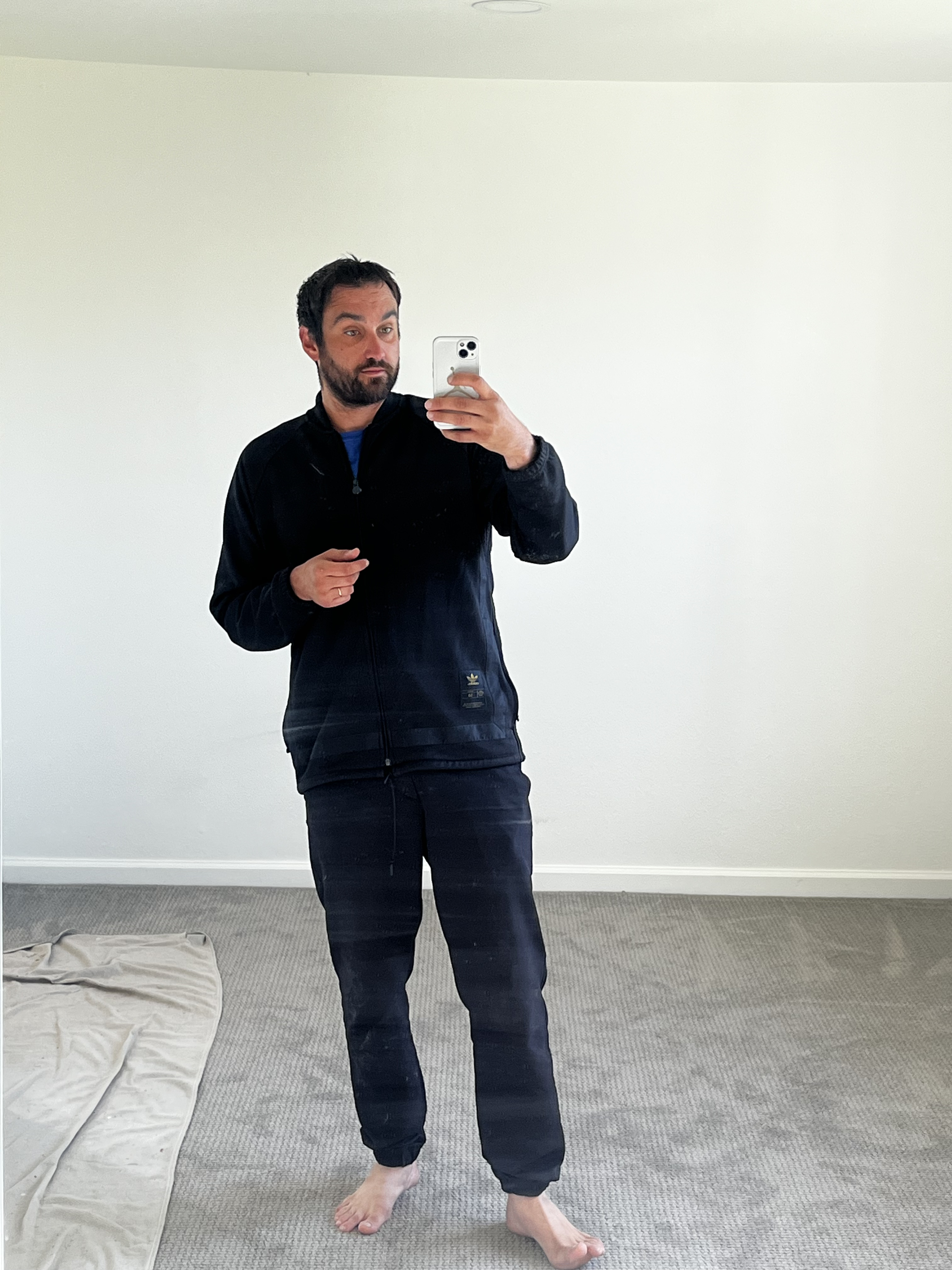 OOTD 001 — All Black Adidas